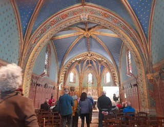 La chapelle après une restauration remarquable. 