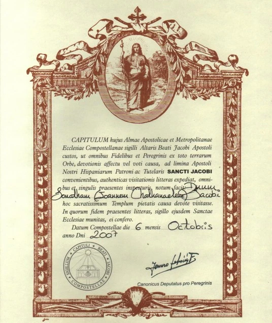 compostela-certificate